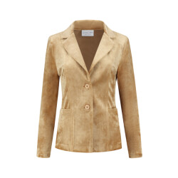Helena Hart Velours kort uni 7424uni camel