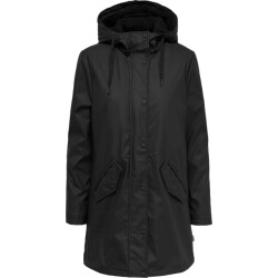 Only Onlsally raincoat otw noos black/black teddy