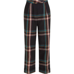 King Louie Celia pants sera check black