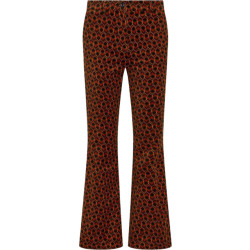 King Louie Marcie flared pants quentin black