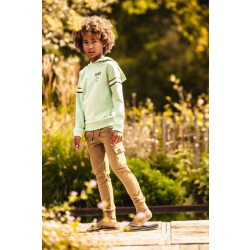Common Heroes Sweatpant worker army voor jongens in de kleur