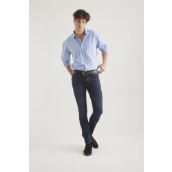 Cup of Joe Leo heren slim-fit jeans blue black