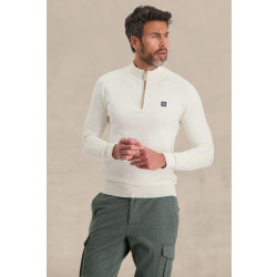 Blue Industry Cashmere blend half-zip trui