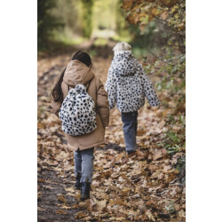 Looxs Revolution Rugzak met oortjes bont dalmatiër voor meisjes in de kleur