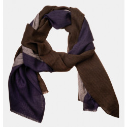 Profuomo Shawl scarf woven olive ppqs30018b/