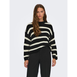 Jacqueline de Yong Jdyjusty l/s stripe pullover knt no