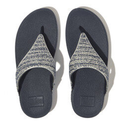 FitFlop Lulu shimmerweave toe-post sandals