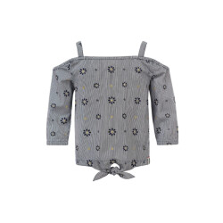 Looxs Revolution Fancy zomer blouse biologische katoen voor meisjes in de kleur