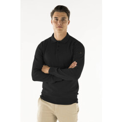 PRESLY & SUN Heren polo brad black