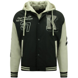 Enos Oversized college jassen met capuchon 8630