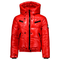 SuperRebel spicy short pp down metallic jacket -