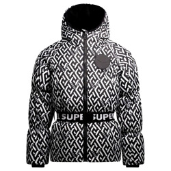 SuperRebel puff girls hooded jack -