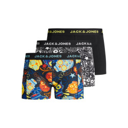 Jack & Jones Boxershorts jongens jacsugar print 3-pack schedel art