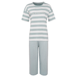 By Louise Dames capri korte pyjama set mint