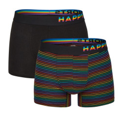 Happy Shorts 2-pack boxershorts heren pride regenboog gestreept