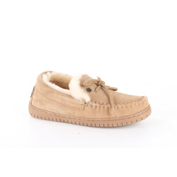 Warmbat Koala camel dames pantoffel (gesloten hiel)