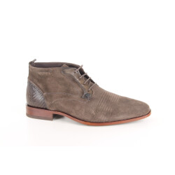 Rehab Grand suede grey/brown heren veterboots gekleed