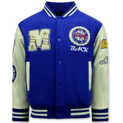 Enos Vintage oversized american baseball jacket 7086