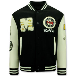 Enos Vintage varsity baseball jacket oversized 7086