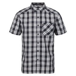 Regatta Heren mindano vi geruit overhemd met korte mouwen