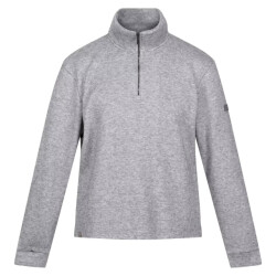 Regatta Heren lanchester marl quarter zip fleece top