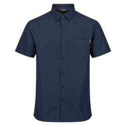 Regatta Heren mindano vi gebloemd overhemd met korte mouwen