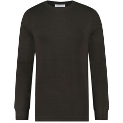 Purewhite Essentials ronde hals pull army green