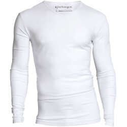 Garage Basis t-shirt v-hals lange mouw semi bodyfit