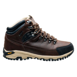 Hi-Tec Heren lotse leren mid cut wandelschoenen