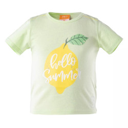 Bejo Kinderen/kinderen hallo zomer citroen t-shirt