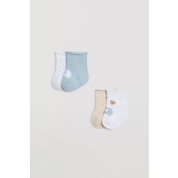 Bodyfashiononline Newborn baby sokken standaard | 2 paar | boy | ysabel mora