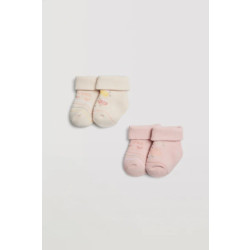 Bodyfashiononline Newborn baby sokken thermisch | 2 paar | love | ysabel mora