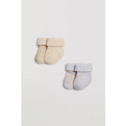 Bodyfashiononline Newborn baby sokken thermisch | 2 paar | stars | ysabel mora