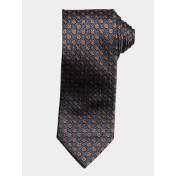 Michaelis Stropdas tie silk woven blue pmra4d011a/