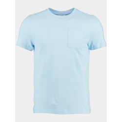 Bos Bright Blue T-shirt korte mouw cooper t-shirt pique 23108co54bo/210 l.blue
