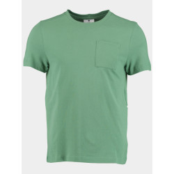 Bos Bright Blue T-shirt korte mouw cooper t-shirt pique 23108co54bo/903 modern green