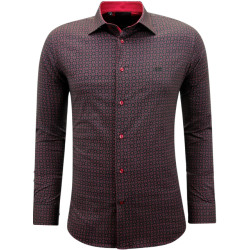 Gentile Bellini Print lange mouwen slim fit