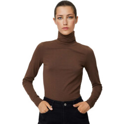Moss Copenhagen Mscholivie r ls top brown
