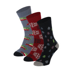 Apollo Heren kerstsokken giftbox 3-pack
