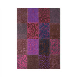 Louis de Poortere Vloerkleed vintage patchwork violet 8104 170 x 240 cm