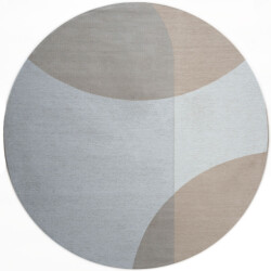 Veer Carpets Vloerkleed eli beige ø120 cm
