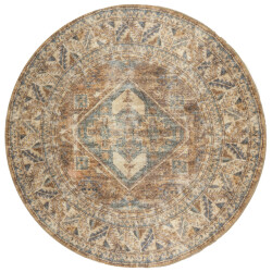 Veer Carpets Vloerkleed laria blue 1 rond ø200 cm