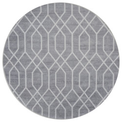 Veer Carpets Vloerkleed pattern rond grijs ø160 cm