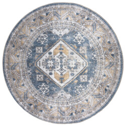 Veer Carpets Vloerkleed laria blue 4 rond ø200 cm