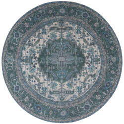Veer Carpets Vloerkleed heris green 10 rond ø120 cm