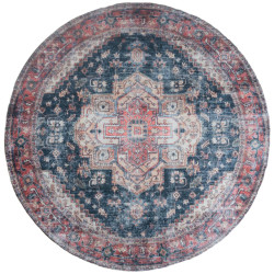 Veer Carpets Vloerkleed nora rood rond ø160 cm