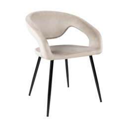 Kick Collection Kick eetkamerstoel lenn velvet -