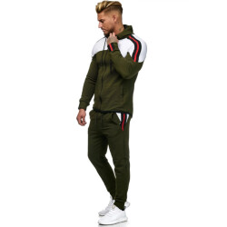 One Redox Heren joggingpak groen 1148
