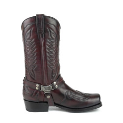 Mayura Boots Westernlaars indian-2471-vacuno burdeos-negro