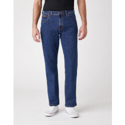 Wrangler Texas stretch heren regular-fit jeans darkstone